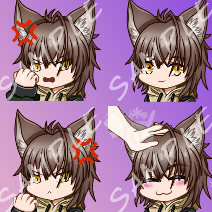 Commissioned expressive personalized emotes