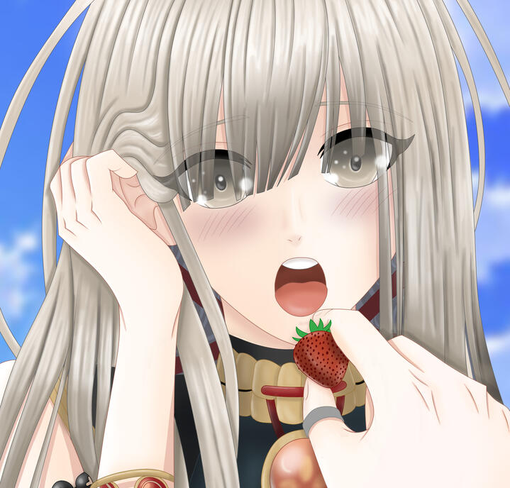 Digital illustration – anime-style portrait commission